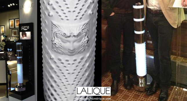 Lalique et Jarre Technologies présentent une enceinte en cristal !