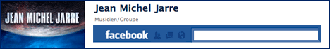 Page de fan Facebook de Jean Michel Jarre